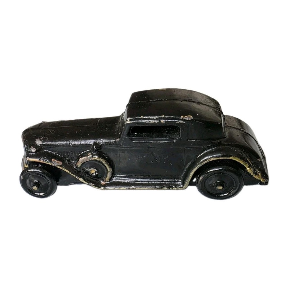 Vintage 1930s Barclay Slush Mold Coupe Sedan Toy Car Lead Slushmold Repainted 3.